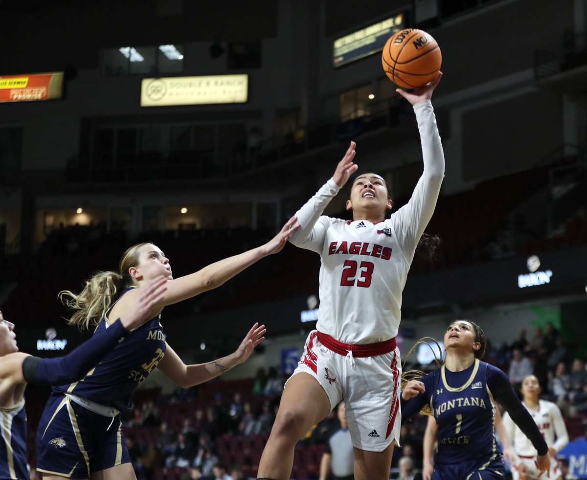 No. 1 Eastern Washington takes down No. 4 Montana State 56-39 in the semifinals of the 2024 Big Sky Conference Tournament. The Eagles face the winner of NAU vs. Montana #BigSkyWBB