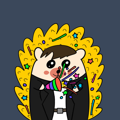 New Years and Green on the Screen flaffle wins. Another reason we love the hedgies!! Thank you <a href="/HedgehogsNFT/">Fluffy Hedgehogs 🦔</a> !