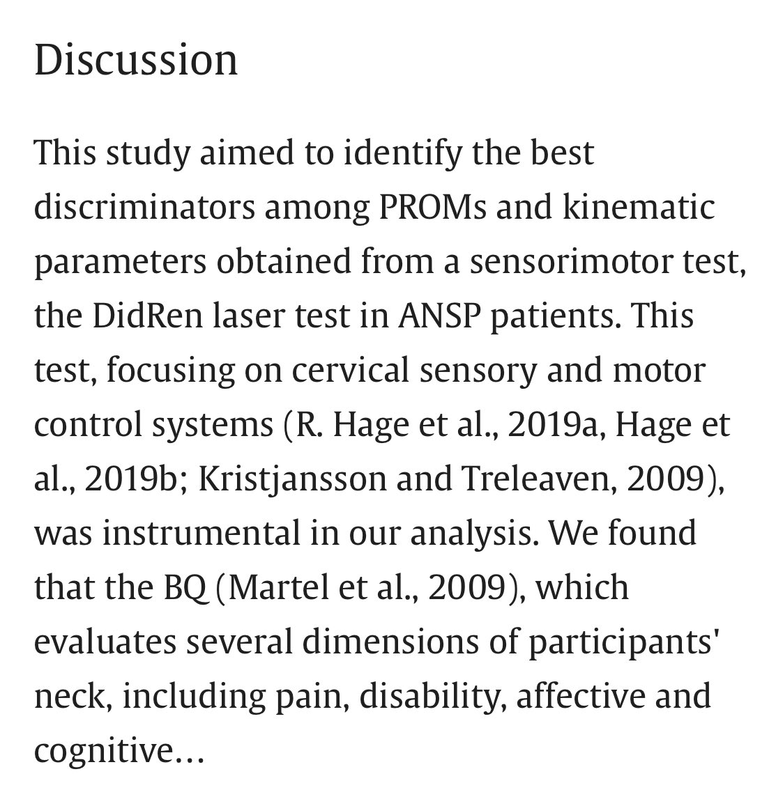 RenaudHage's tweet photo. A few kinematic variables and PROM’s ... what do you think best discriminates neck pain?

https://t.co/wF5ACizwA3 https://t.co/fxto3HEUo0