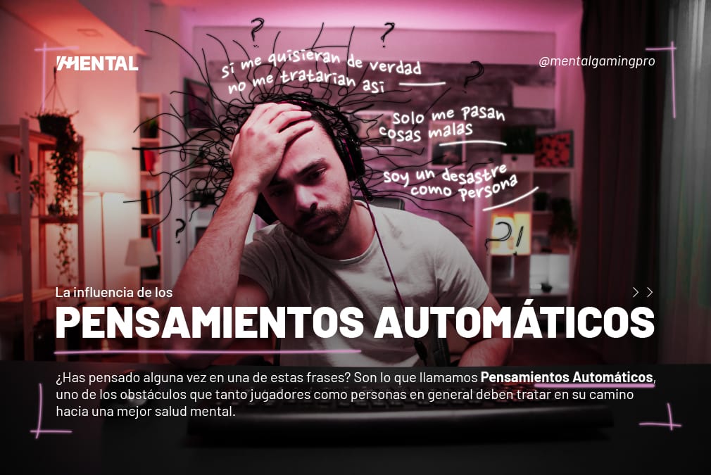TeamGMask's tweet image. 𝗣𝗦𝗜𝗖𝗢-𝗚𝗔𝗠𝗜𝗡𝗚 x @mentalgamingpro 

A partir de hoy, casa martes, presentaremos este tipo de comentarios, en el que os invitamos a pensar en vuestra salud mental.