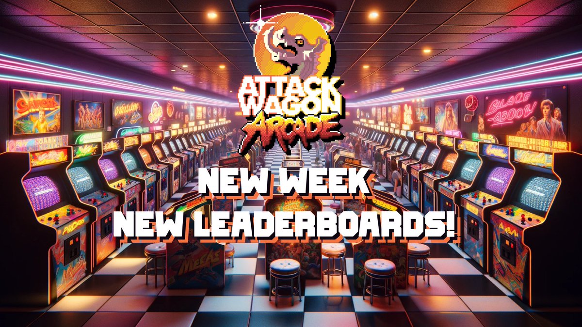 Arcade Week 4 begins now and games are up and running! Top 3 placements in each game receives prizes! SO log on and lock in some earnings today! arcade.attackwagon.com #arcade #prizes