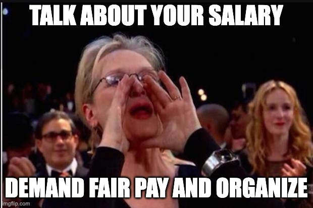 It's #EqualPayDay, talk about your salary with your coworkers.
