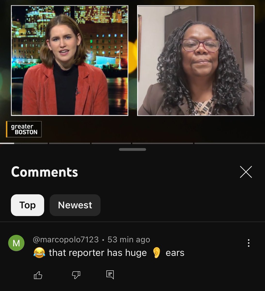 we take community feedback very seriously at <a href="/GBHNews/">GBH News</a>. I will be undergoing ear reduction surgery as soon as possible to ameliorate this situation