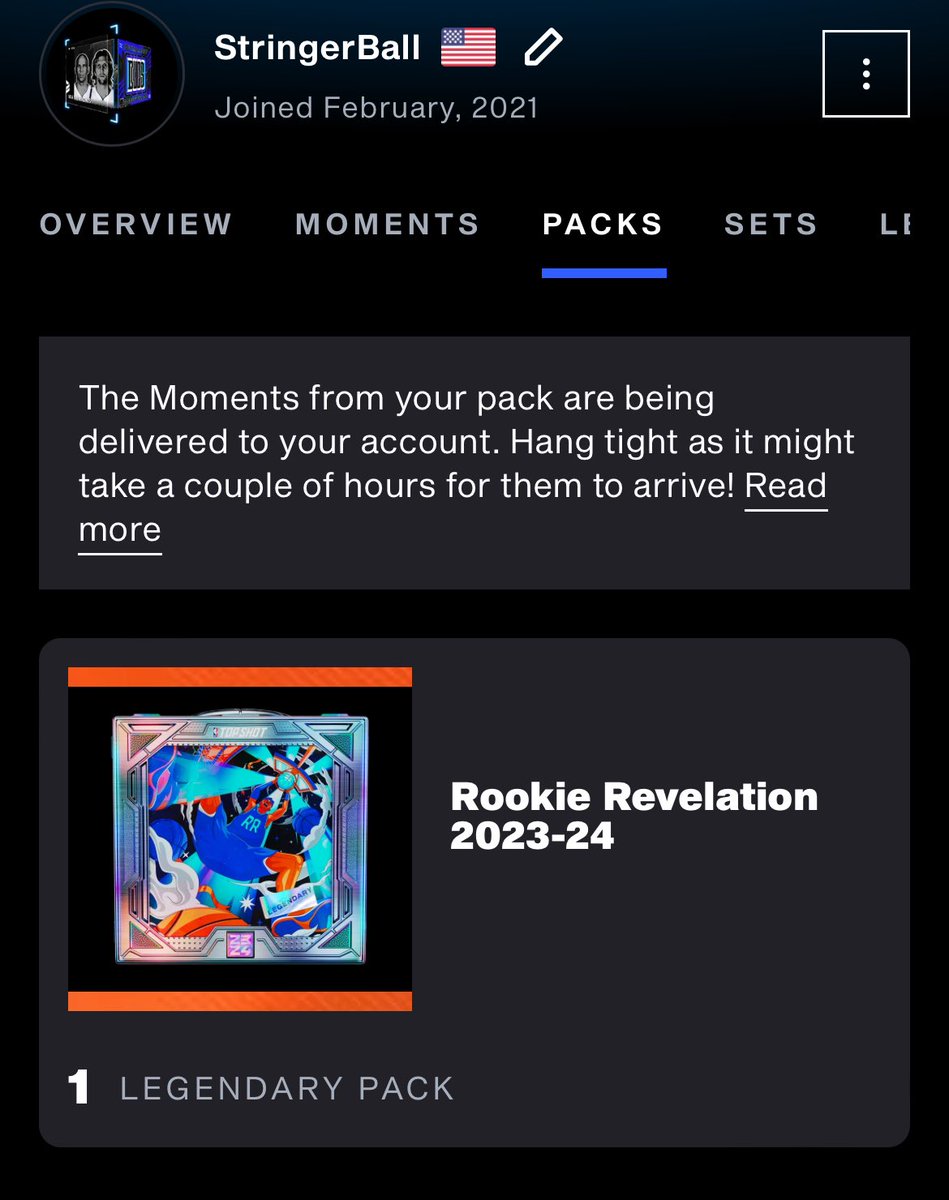TSCommonMan's tweet image. Thank you Pack Gods 🙏🏻
Im in a little shock.  
First Legendary pack or moment in a long 3 year journey on ⁦@NBATopShot⁩
#PackLuck #Legendary