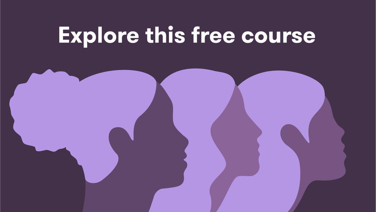 Discover how you can champion women’s inclusion and equity with this free course. #HonoringHerstory. Share with your learners today: bit.ly/3wRQmZy