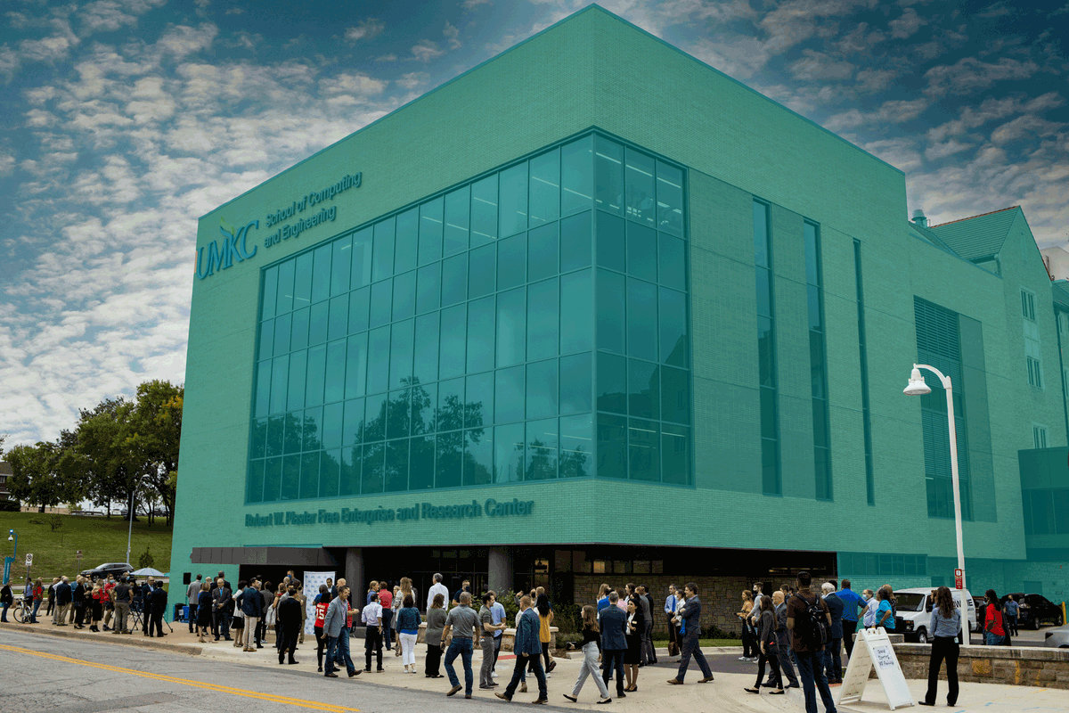 UMKC's tweet photo. Today, we turned campus teal in honor of @thekccurrent historic home opener this Saturday! 

#KCBABY 🩵 #RooUp https://t.co/SqFl2IphiM