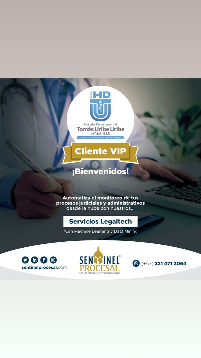 SProcesal's tweet image. El mejor servicio de monitoreo de procesos del país.  Únicos con tecnología RPA y DATAMINING. Automatización real. Más información en:
cotizaciones@sentinelprocesal.com #Legal #legalnews #InteligenciaArtificial #abogadoslitigantes #firmasboutique #juridico
