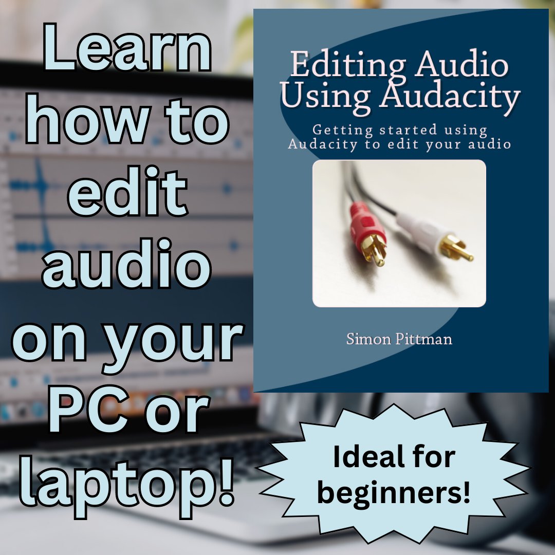 LibraryPlayer's tweet photo. Learn how to edit shows, podcasts and recordings on your PC or laptop.
With full colour pictures and examples - my book will get you started using Audacity.
Only £10 and available at:
https://t.co/qG9zGvBbrc
#editingaudio #communityradio #podcasting https://t.co/fiYDUAzG5t