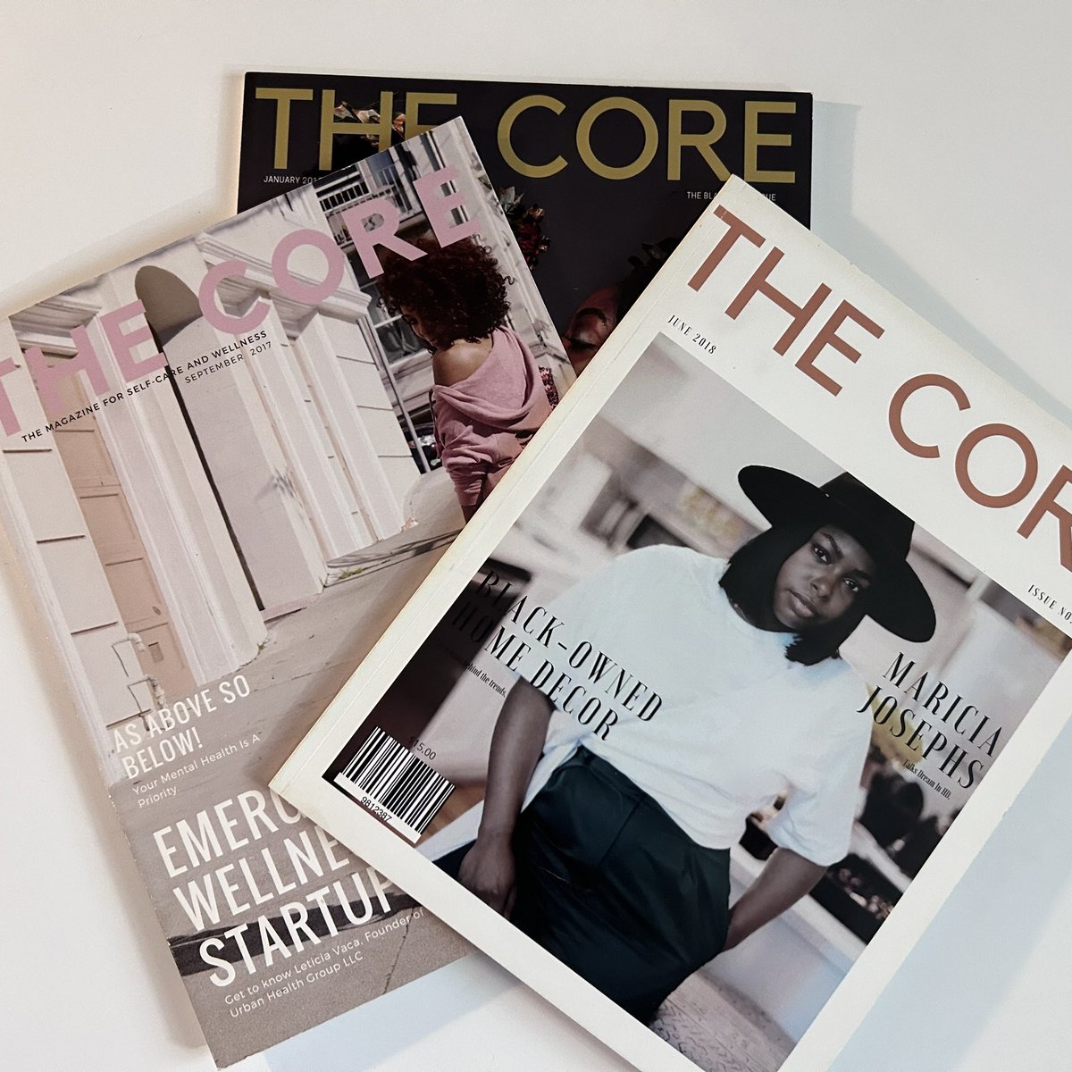 Who remembers when I had a digital/print magazine? We dug into the archives to create an updated mockup of The Core for a client and it brought back so many great memories. The last frame is 3 of the six issues I designed & published w/ the help of my team then!