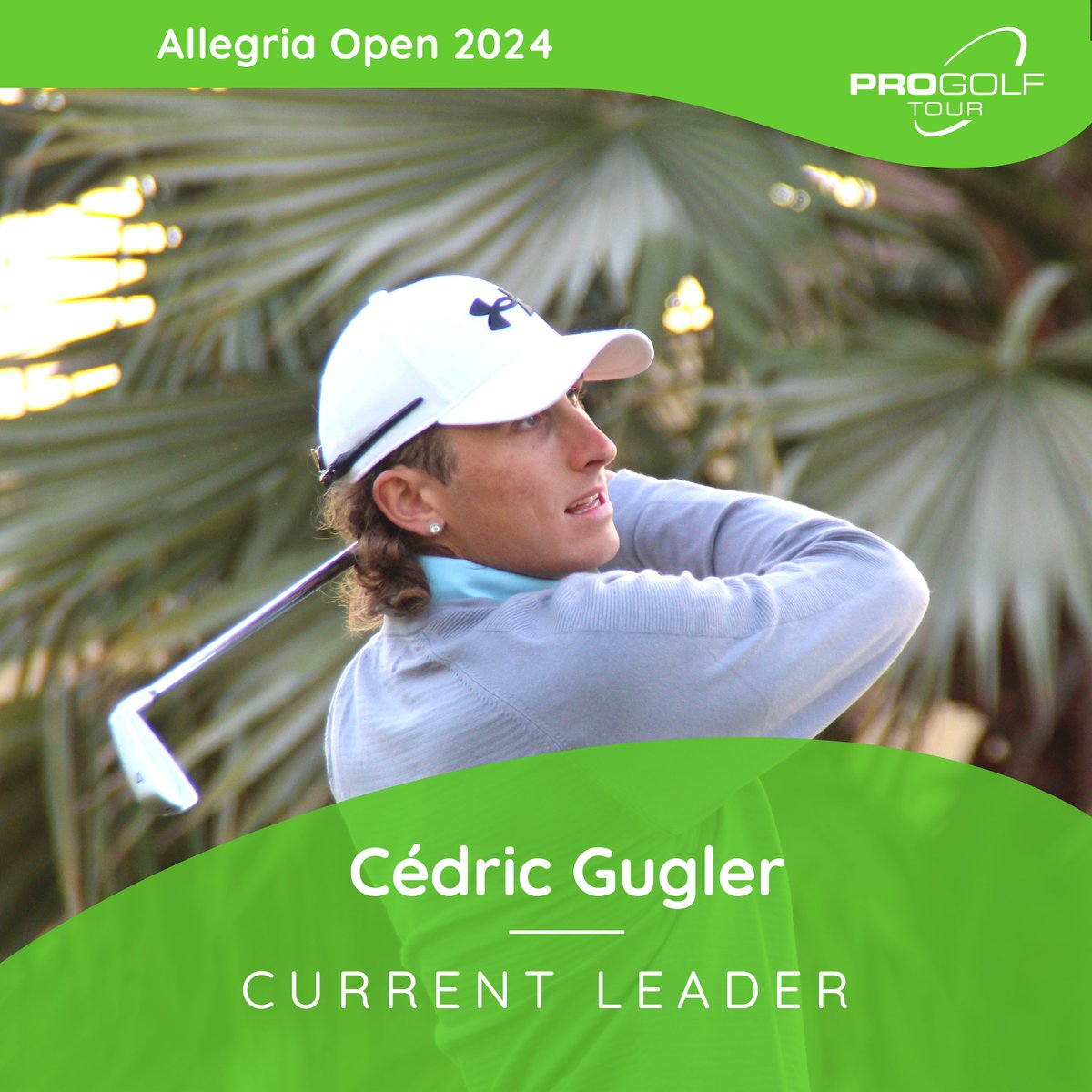 Great start for Switzerland's Cédric Gugler at the Allegria Open 2024. 
The 24-year-old made no mistakes in round one and recorded an eagle and five birdies. However, the pursuers are hot on his heels. 
To the leaderboard: tinyurl.com/4jpvs97f