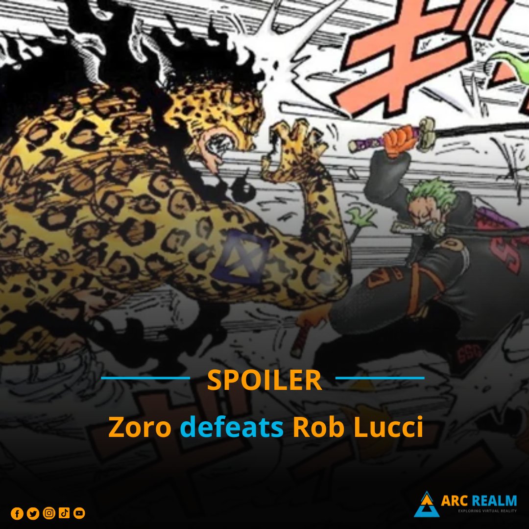 arc_realm's tweet photo. #ONEPIECE1108
Recent spoiler depicts Zoro finally defeats Rob Lucci of CP0!
#OnePieceSpoiler #OnePiece #ArcRealm #OP1108 #OPSpoiler #RoronoaZoro #Zoro #RobLucci #Lucci #CP0 https://t.co/lJDvWtzA7F