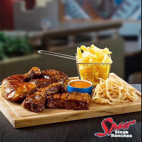 Enjoy a relaxed dining experience in a comfortable, family-friendly environment when you eat at Spur.

Walk-in into any of our outlets or order online today. 

#Tuesday
#SpurNigeria