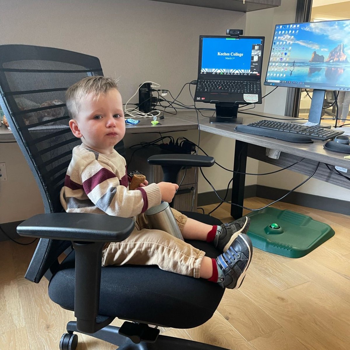 Who says you have to be all grown up to start preparing for your legal career?

Attorney Austin Dana's 1 year-old son Julian visited our Providence office last week and joined his dad for Keches College! 🤓

📸: Austin Dana