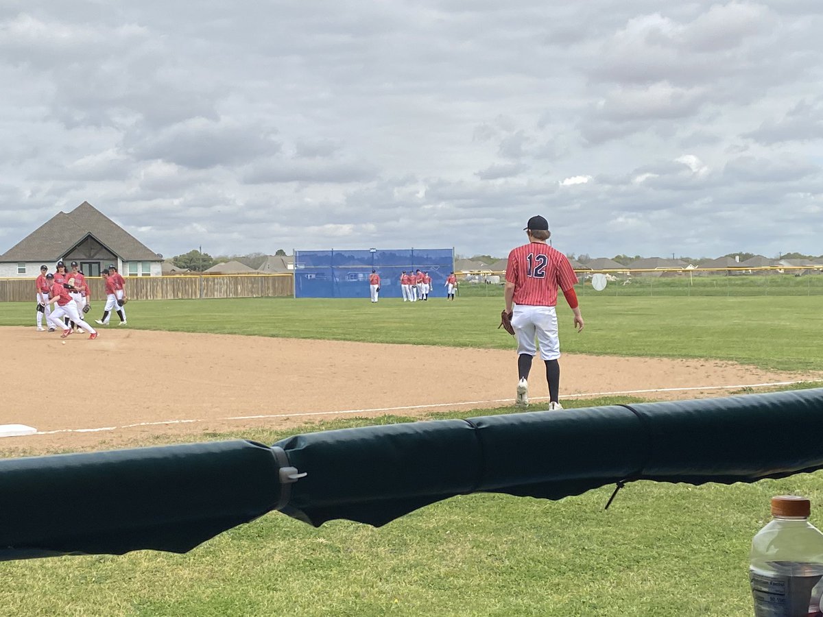 Panthers getting ready the double header vs the Snook Bluejays… District play starts today!!!!!