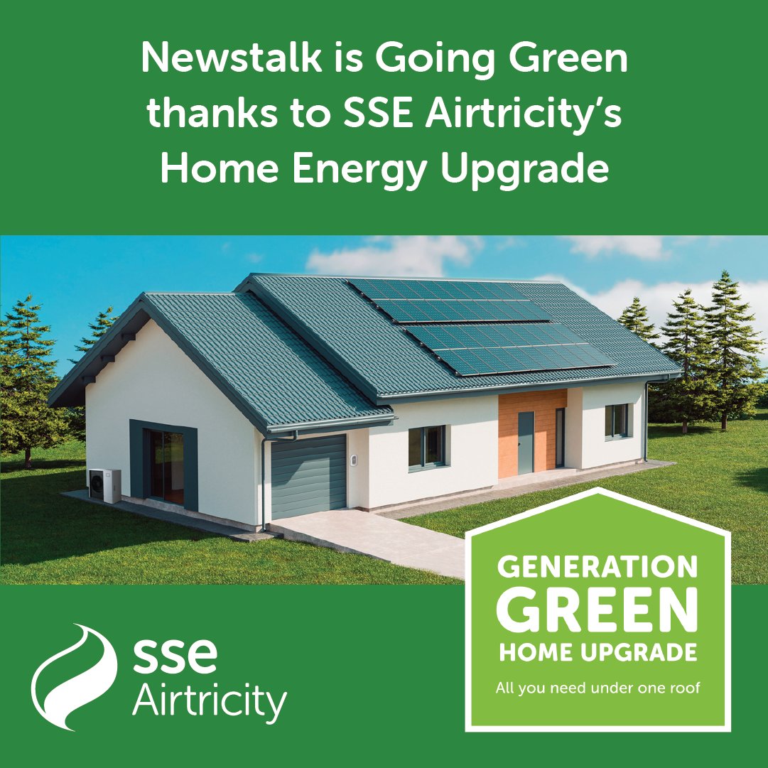 Over the next two weeks, @Newstalk is Going Green thanks to SSE Airtricity's Generation Green Home Upgrade! Tune in for all you need to know about home energy upgrades and retrofits, living more sustainably and saving money. #newstalk #energysavings #HomeImprovement
