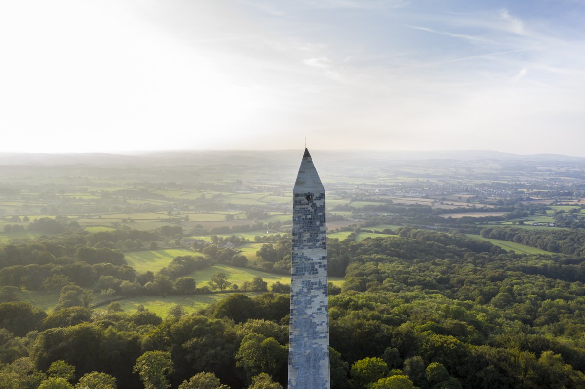 Bookings have now opened for the new season of tours at Wellington Monument 🎉 If you'd like to soak up these views from the top of the tallest three-sided obelisk in the world, head to our website to find out more 👇 nationaltrust.org.uk/.../wellington… #VisitSomerset #WellingtonMonument