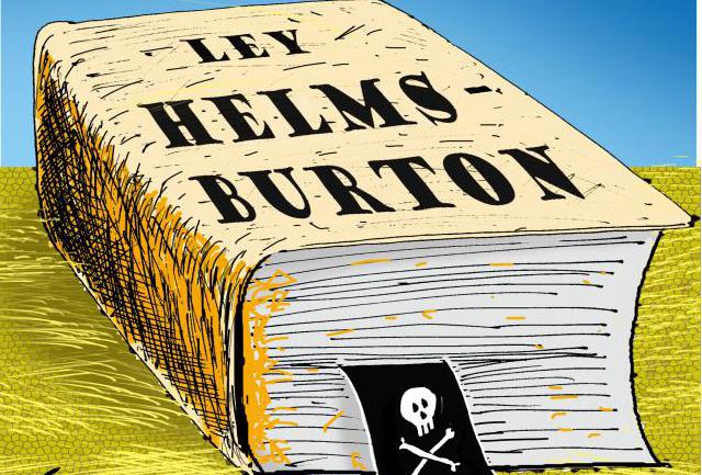 Helms-Burton Act  codifies the #GenocidalBlockade, and is an economic aggression by the U.S. government against Cuba, on an international scale.

His criminal punishment of Cuban families violates Human Rights and International Law.
 #EndTheBlockade