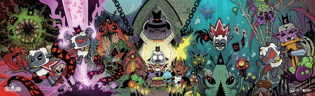 OniPress's tweet photo. “Just when I thought I couldn't get more invested in the adorably bloody roguelike world of @cultofthelamb, developer @devolverdigital Digital teamed up with comic book publisher Oni Press to launch a new comic series, Cult of the Lamb: The First Verse."— PC GAMER

🔥🔥🔥🔥🔥🔥🔥 https://t.co/hB66qnAgnh
