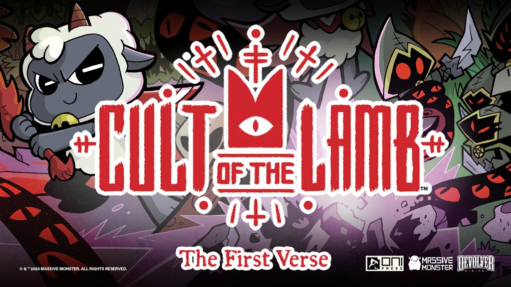 OniPress's tweet photo. “Just when I thought I couldn't get more invested in the adorably bloody roguelike world of @cultofthelamb, developer @devolverdigital Digital teamed up with comic book publisher Oni Press to launch a new comic series, Cult of the Lamb: The First Verse."— PC GAMER

🔥🔥🔥🔥🔥🔥🔥 https://t.co/hB66qnAgnh