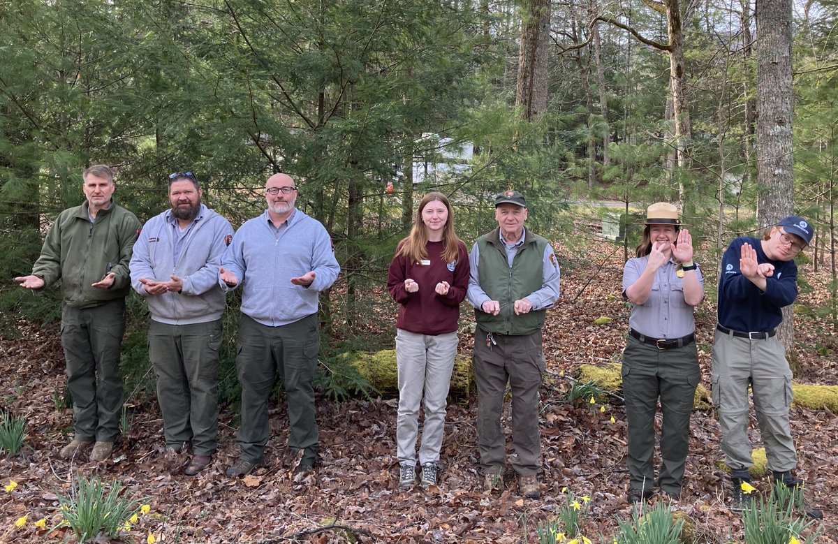 Signs of Spring, celebrating National American Sign Language Day, is back in Cades Cove on Saturday, April 13, 2024 from 9 a.m. - 4 p.m. This year's event will have an all-new theme? Can you guess what is it from the photo?