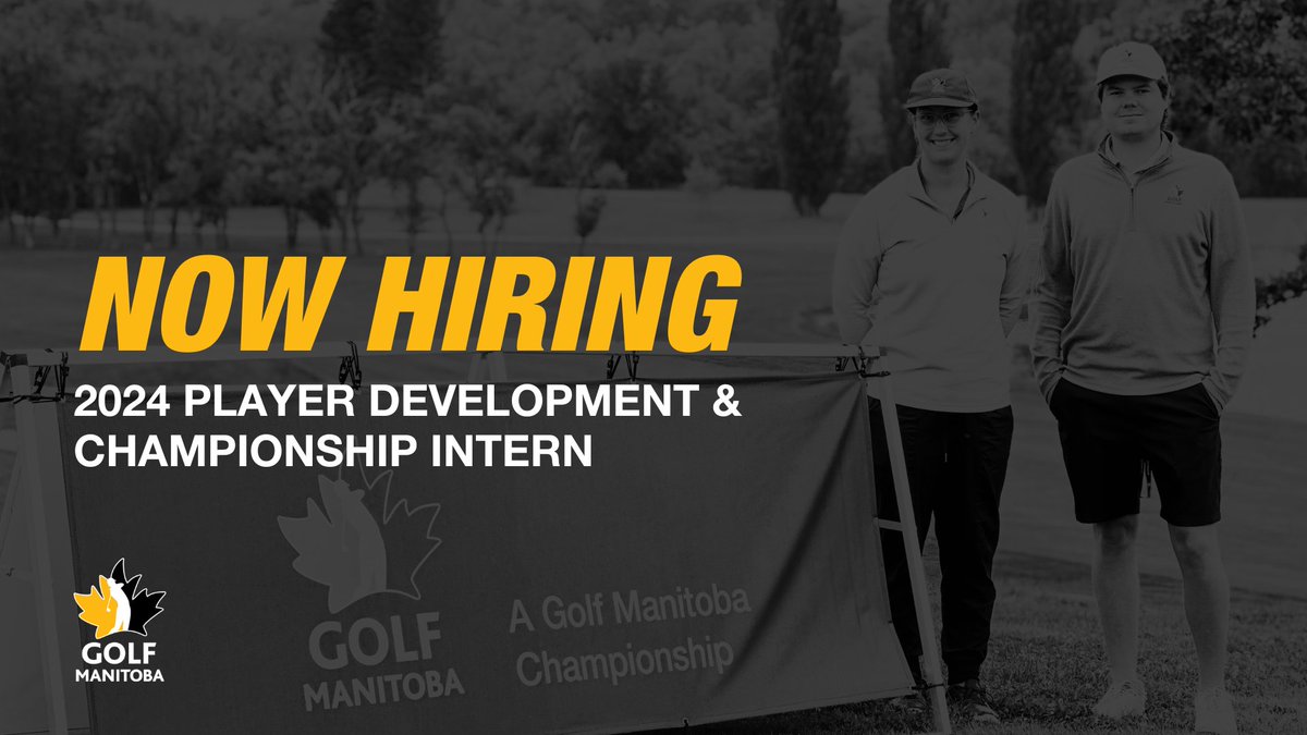 Golf Manitoba has a unique opportunity to join its team as a Player Development / Championship Intern for the spring/summer of 2024. 

To learn more about the position and to apply, please visit golfmb.ca/jobs

Applications close March 18, 2024.