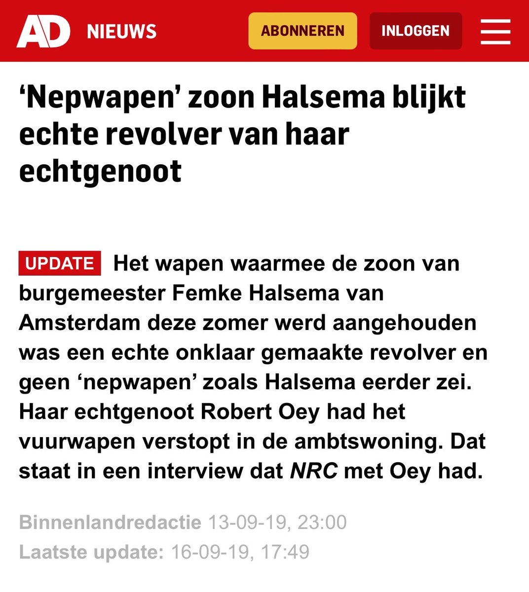 desolateDanni's tweet photo. @John_Rdam Opdat we nooit vergeten
@POL_Amsterdam 
Dat was toen wel een echt wapen https://t.co/GzHlxJpJr0