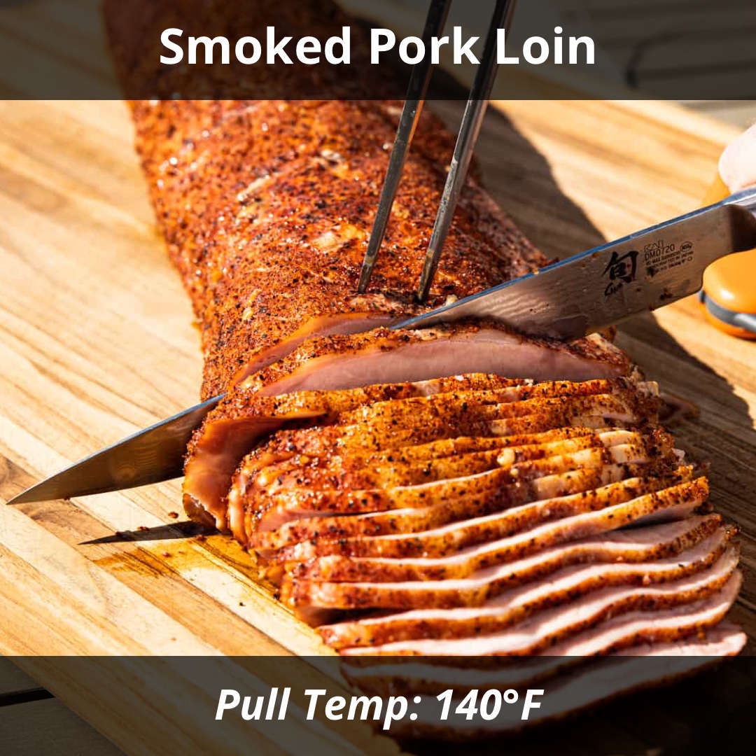 Save this for later. You'll need it. Are you planning to make the perfect smoked pork loin? Here is the initial pull temperature you'll need. For doneness tips and more, tap here: blog.thermoworks.com/pork/smoked-po… #thermoworks #thermapen #bbq #bbqlovers #pork #porkloin #smokedpork