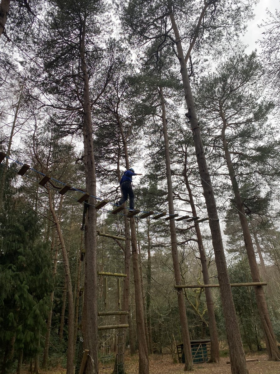 OCs testing their teamwork and balancing skills yesterday at @NewForestActivi! A great day was had by all with several leadership drills and friendly competition in laser quests with varying command aims. Many thanks to all involved.