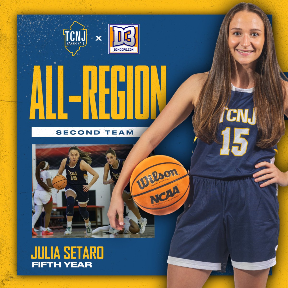 TCNJ Athletics (@tcnjlions) on Twitter photo WBB | Congrats to Julia Setaro for being named 2nd Team All-Region by <a href="/d3hoops/">D3hoops/Patrick Coleman</a>!
tcnjathletics.com/news/2024/3/12β¦
#TCNJ #LionPride #d3hoops <a href="/tcnjwb/">TCNJ Women's Basketball</a> WBB | Congrats to Julia Setaro for being named 2nd Team All-Region by <a href="/d3hoops/">D3hoops/Patrick Coleman</a>!
tcnjathletics.com/news/2024/3/12β¦
#TCNJ #LionPride #d3hoops <a href="/tcnjwb/">TCNJ Women's Basketball</a>