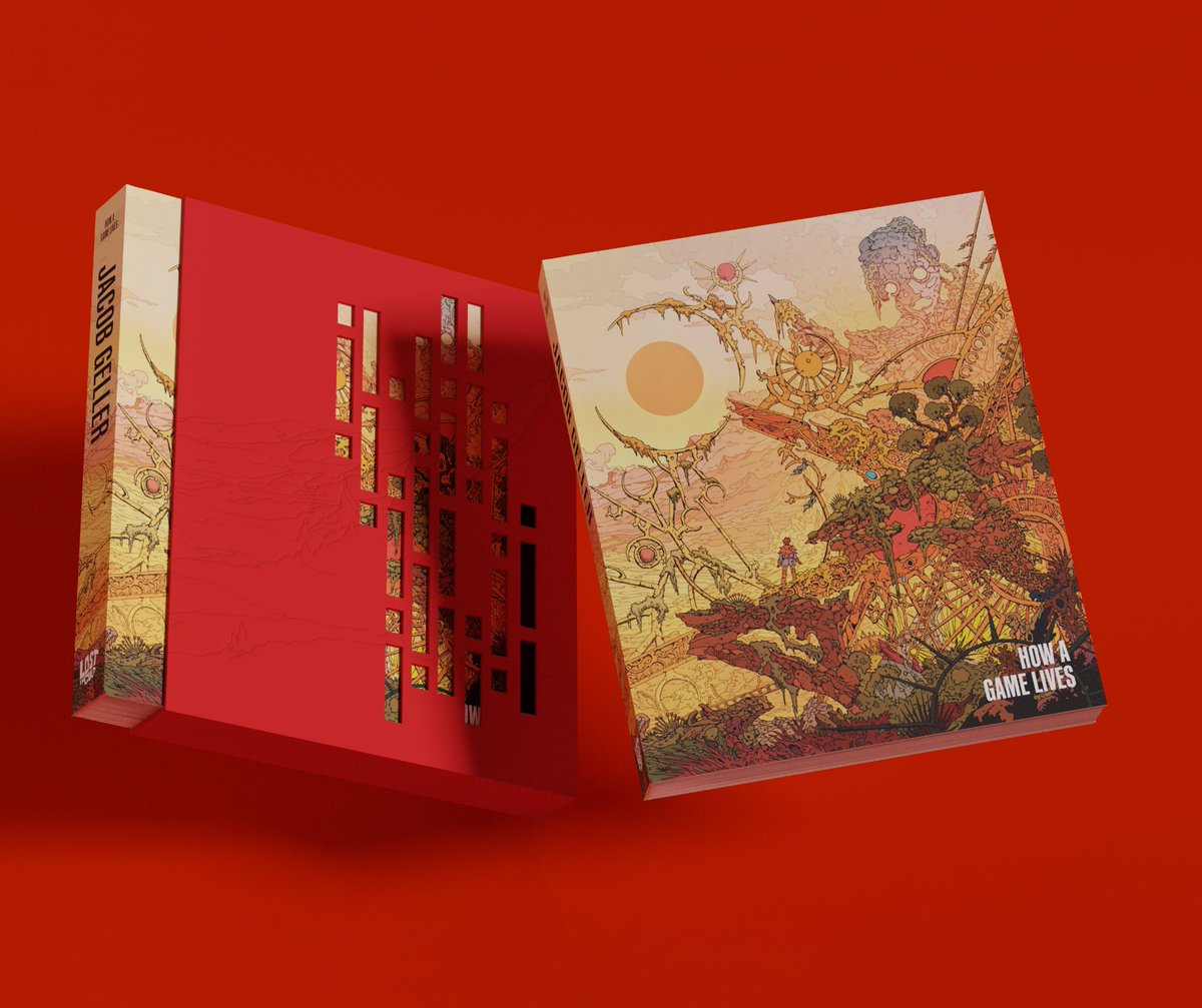 yacobg42's tweet image. I’M MAKING A BOOK!!!
“How a Game Lives” is an annotated anthology of my favorite essays I’ve written– Fear of Cold, Who’s Afraid of Modern Art, and many more. Accompanying them will be NEW writing and NEW art, all wrapped in a truly gorgeous package. Link and more info below: