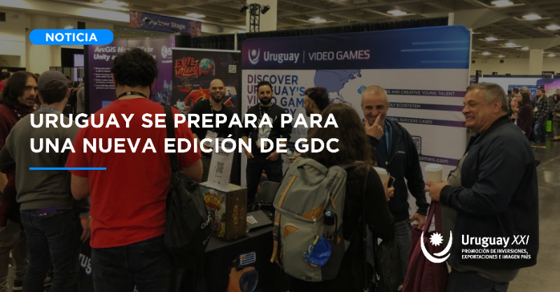 UruguayXXI's tweet photo. Uruguay será representado en una nueva edición de @Official_GDC por una delegación de estudios, plataformas y profesionales del sector.

Conocé más aquí 👇