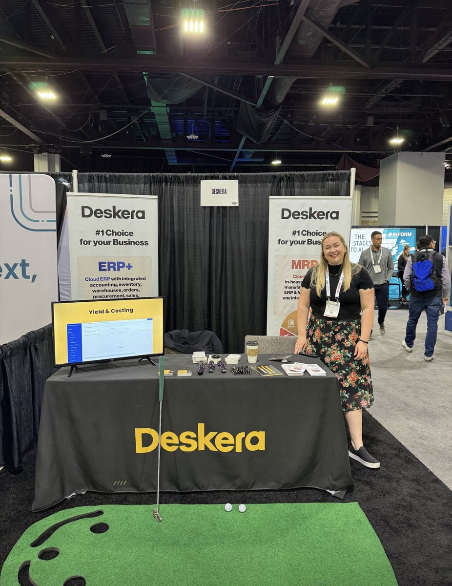 Day 2 at MODEX 2024 in Atlanta.

If you haven't swung by the Deskera booth yet, what are you waiting for?

We're at booth # A9607, come let us show you what Deskera can do for you and your business.