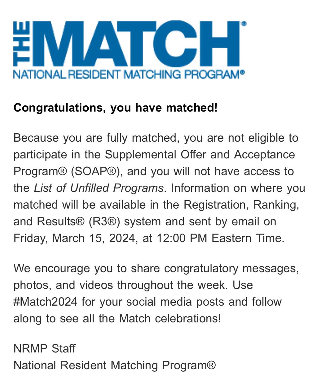 Excited and ever so grateful to be a physiatrist 🦾 #match2024