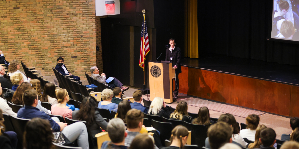 LawrenceTechU's tweet photo. Last week, Lawrence Technological University hosted the 2024 annual conference of the Michigan Academy of Science, Arts, and Letters, featuring keynote speaker Scott Shall, professor of architecture at LTU!

✨ Be curious. Make magic. ✨ 

@almacollege #WeAreLTU https://t.co/C4NEF5TxIL