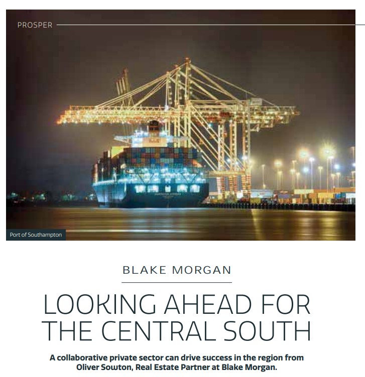 Oliver Sowton, Partner at Blake Morgan, wrote about how a collaborative private sector can drive success in the region in the Central South's Prosper Magazine, which you can read about on pages 16 and 17 here: centralsouth.co.uk/wp-content/upl… #CentralSouthUK #Propser #Invetsment #MIPIM24