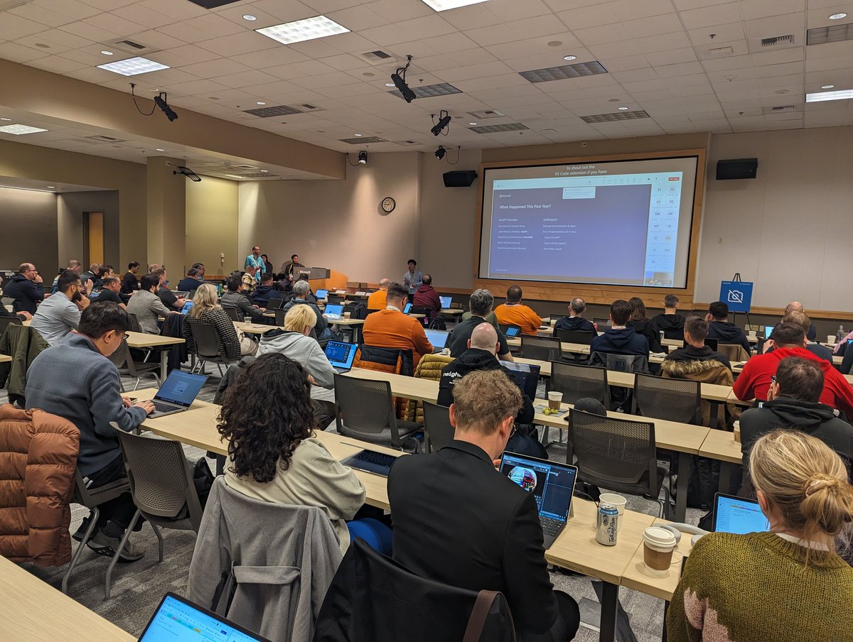 Great #BicepLang and #AzureTerraform session at MVP Summit today. Kudos to @adotfrank @sydneykarimi Steven, Angel and @StephaniezYen for all the great content #MVPSummit