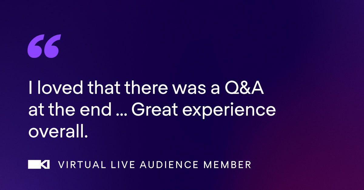 'I loved that there was a Q&A at the end... Great experience overall.' - Virtual Live Audience Member Did you know that Kinema facilitates interactive film screenings online? Browse live virtual events at ow.ly/jXWr50QQEkN!