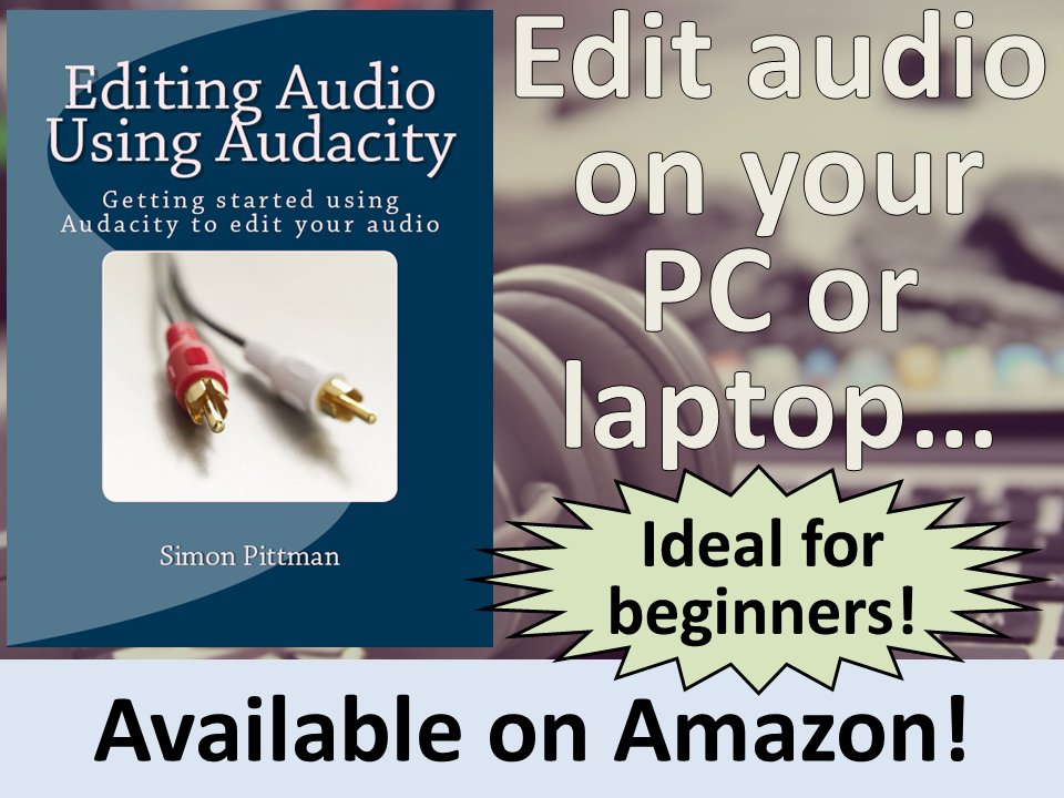 LibraryPlayer's tweet photo. Learn how to edit shows, podcasts and recordings on your PC or laptop.
My book will help you learn how to use Audacity - with full colour pictures and examples to get you started!
Only £10 and available at:
https://t.co/qG9zGvBbrc
#editingaudio #communityradio #podcasting https://t.co/1Any19Mw5a