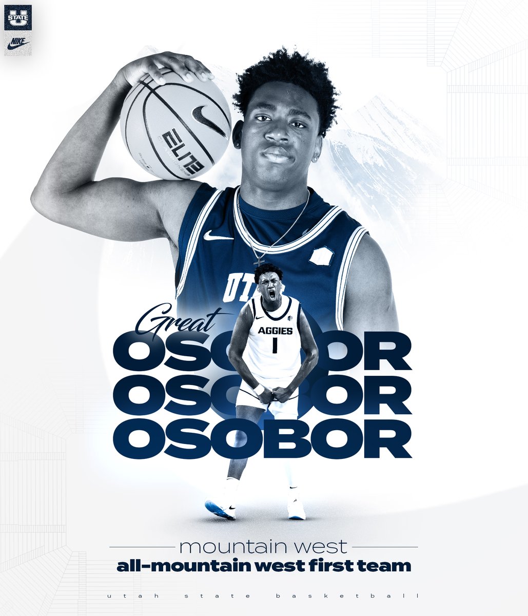 𝐖𝐈𝐓𝐍𝐄𝐒𝐒 𝐓𝐎 𝐆𝐑𝐄𝐀𝐓𝐍𝐄𝐒𝐒 ➡️ <a href="/GreatOsobor/">Great</a>

Player of the Year ✅
Newcomer of the Year ✅
All-Mountain West First Team ✅

➡️ bit.ly/3Tfp0DV

#AggiesAllTheWay