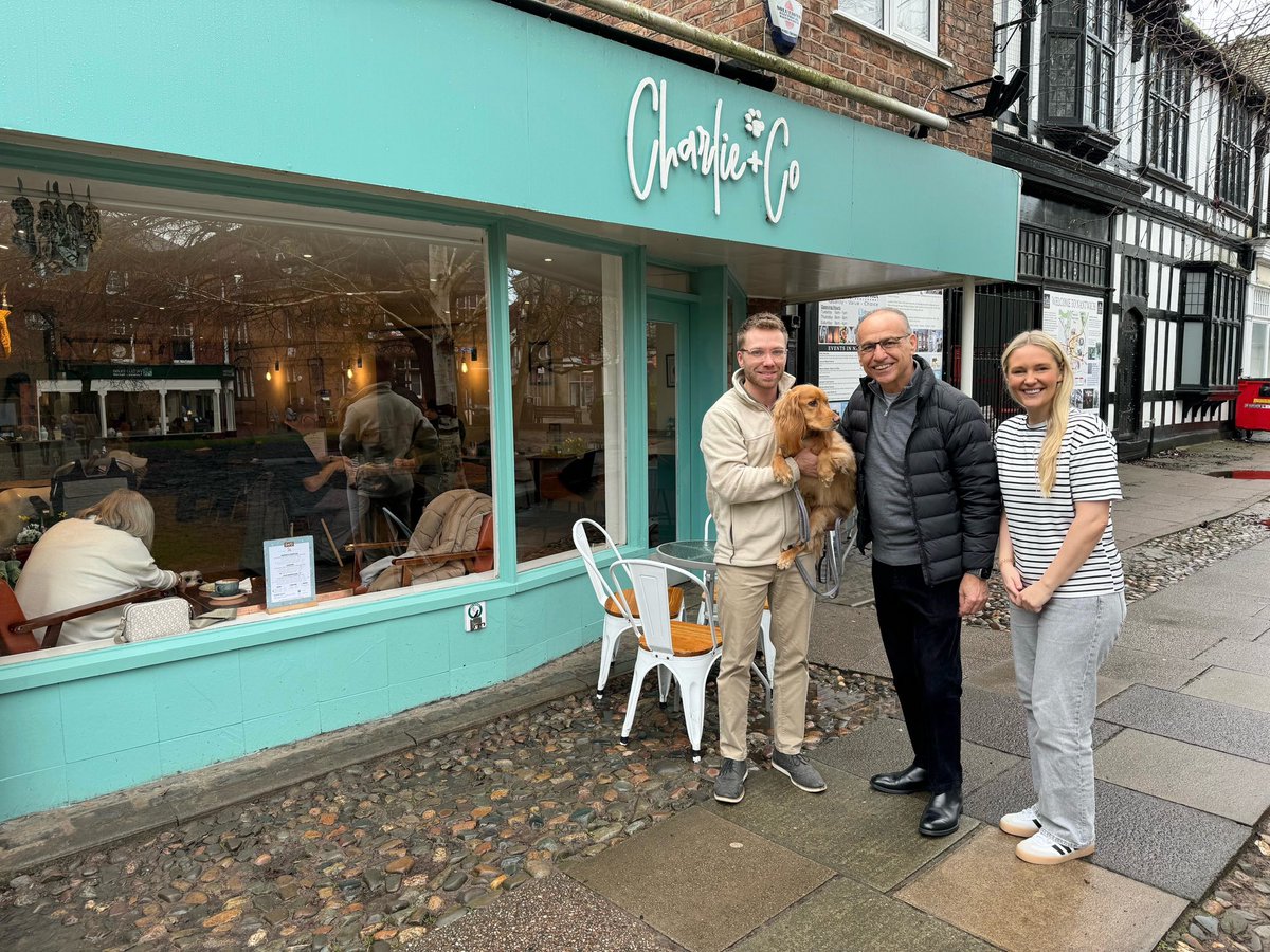 Was an absolute pleasure to visit one of my #SBS winners Charlie + Co today for a chat and a coffee. Make sure to pop in if you’re in Nantwich !