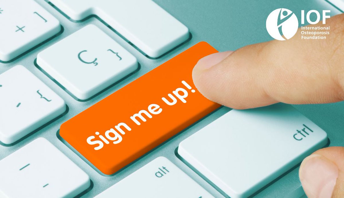 Would you like to keep abreast of the latest International #Osteoporosis Foundation (IOF) news, including info about new resources, upcoming webinars, member activities and planned events? Sign up for our monthly ‘The 206’ e-Newsletter! ✍️ bit.ly/3UOMy2x