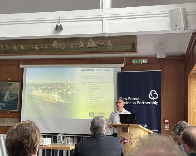 We had a great morning at the Marine &amp; Maritime Business Briefing hosted by @NFBP &amp; <a href="/MUKSolent/">Maritime Solent</a>.

It was great to see so many local businesses there and we enjoyed hearing about the innovative ideas to help transform the marine sector into becoming Net Zero.
#fireaid #maritime