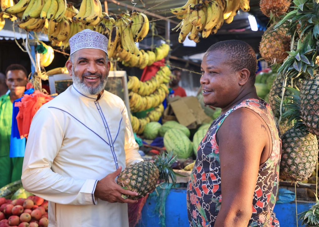 A_S_Nassir's tweet photo. On this first day of fasting, I had the opportunity to meet and greet the people of Bamburi Mwisho, Kisauni Sub-County.

I got to listen to the experiences of our people first hand as we shared greetings and laughter coming together in our diversity.

To those observing the fast, Ramadhan Mubarak and Saum Macqbul!