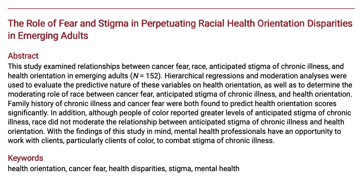 AdultspanJ's tweet photo. #AdultspanReview: The stigma of chronic illness can present barriers to receiving health care. Learn more about how to support clients of color in navigating this stigma 👉 https://t.co/VKI492qSgd https://t.co/FQtxbbUXEc