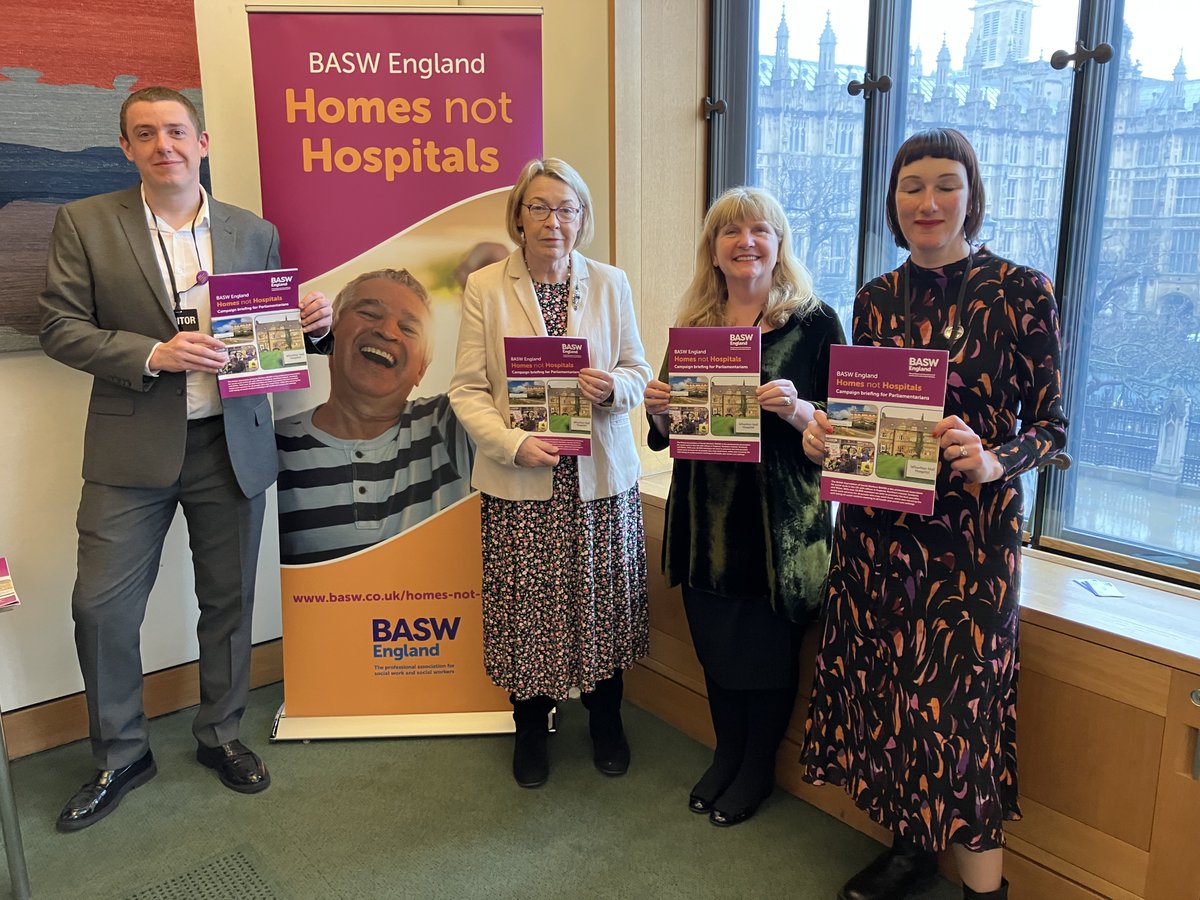 Fantastic to be joined by @KeeleyMP at our event in Westminster today. We discussed our #HomesNotHospitals briefing pack & are looking forward to working together on this vital campaign.