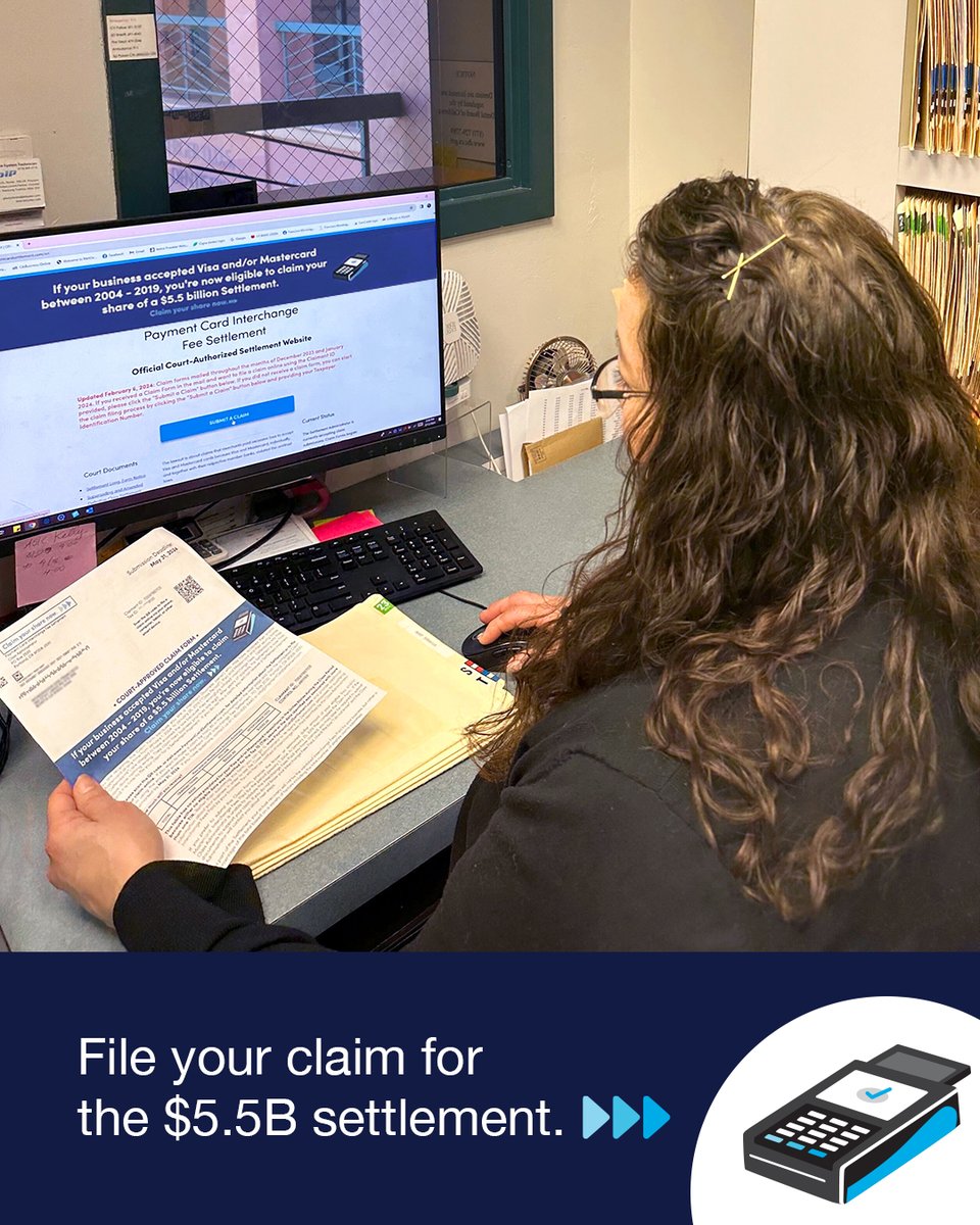 paymentcardcase's tweet image. 🚨Attention business owners🚨 You still have time to claim your share for the Visa and Mastercard settlement. It's simple and takes less than five minutes. File now at: paymentcardsettlement.com

#claimform #paymentcardsettlement #fileyourclaim #businessowners #smallbiz