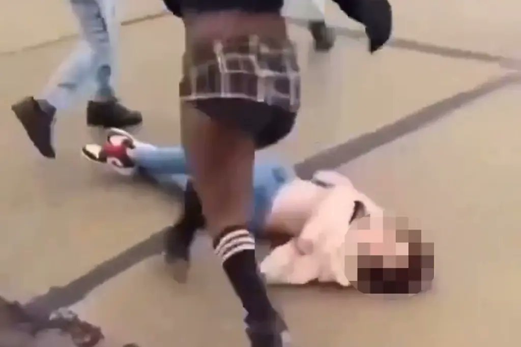 🇺🇸 | ÚLTIMA HORA: El Fiscal General de Missouri exige que la adolescente afroamericana captada en video agrediendo brutalmente a otra estudiante, golpeándola contra el concreto, sea enjuiciada como adulto. 

En caso de fallecimiento de la víctima, se insta a aplicar cargos de