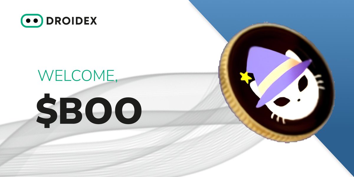 DROIDEX (@droidex_io) on Twitter photo ๐ป Trilling news! Introducing the $BOO Token on Droidex!
Dive into trading and immerse yourself in an unparalleled experience! Huge thanks to <a href="/SpookySwap/">SpookySwap๐ฅ</a> for bringing this incredible token to our platform!
#DeFi #DEX #BOO ๐ฎ ๐ป Trilling news! Introducing the $BOO Token on Droidex!
Dive into trading and immerse yourself in an unparalleled experience! Huge thanks to <a href="/SpookySwap/">SpookySwap๐ฅ</a> for bringing this incredible token to our platform!
#DeFi #DEX #BOO ๐ฎ