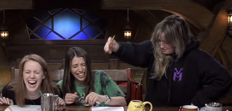 the ladies sitting next to eachother is the best thing to happen to me