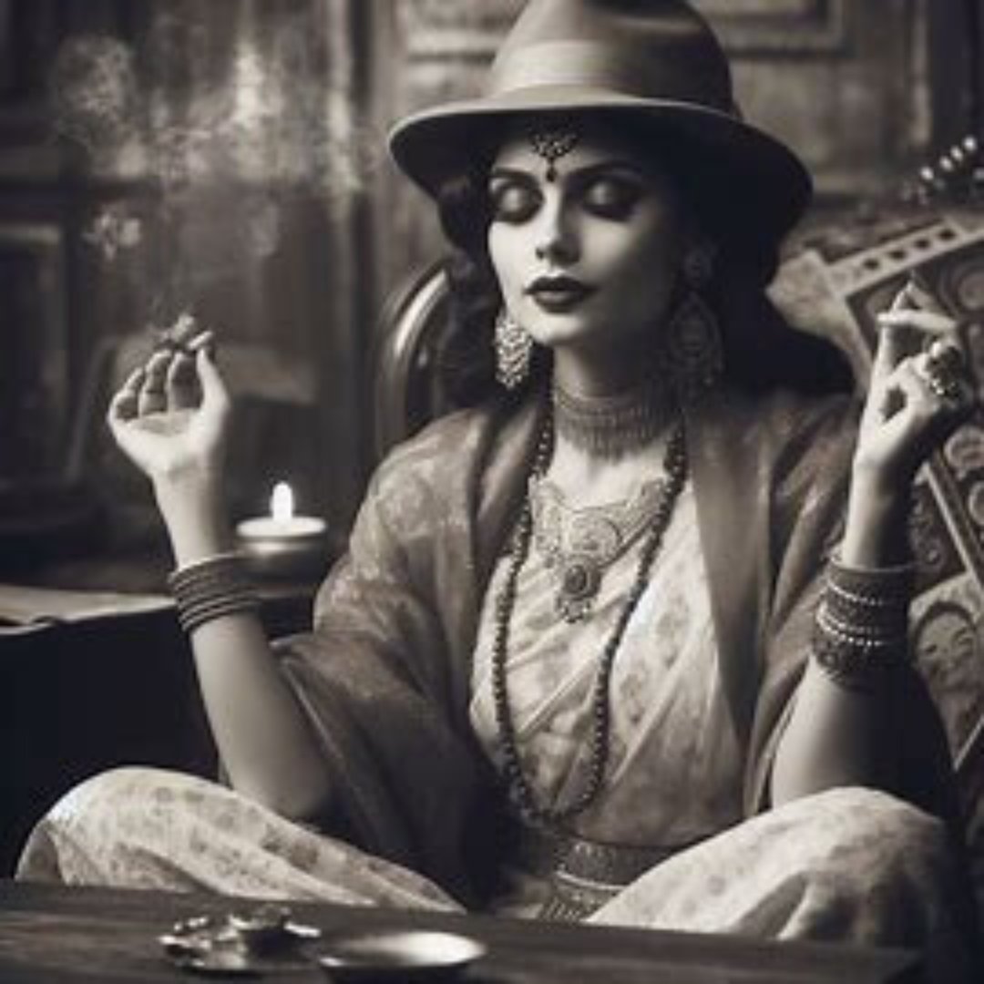 HinaAcademia's tweet photo. Behold Devi Anvesha, the Serene Mystic and Celestial Detective. In deep meditation, I seek the elusive Charlie! #mysterymarvels #cuemmunity #notatcue @cueinc https://t.co/XAIrF8w9mj